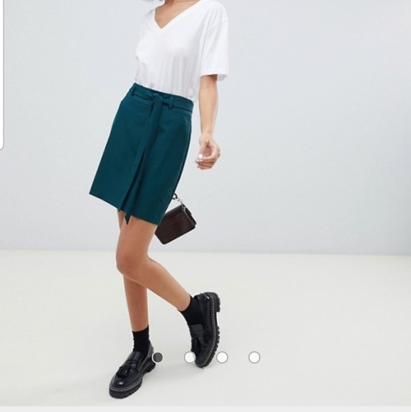 ASOS DESIGN tailored mini skirt withย obi tie - Picture 4 of 8